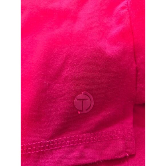T by Talbots Women's Lightweight Scoop Neck Top Hot Pink Sz XL w/SPF Protection - Picture 5 of 6